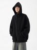 Teen Pullover American Half Zipper Hooded Sweater Design Sense Ins Trendy New Lazy Autumn Literary Routine_viptrois.com