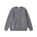 Pure Wushu Men's Clothing 2025 Autumn Winter New Color-Block Button Simple Cardigan Sweater Unisex Japanese Style Trendy_viptrois.com