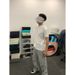 American Black Front Shoulder Short-sleeved T-shirt Men's Summer Cleanfit Short-sleeved Trendy Brand Bottom Threaded Collar Top_viptrois.com