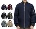Men's Stand Collar Jacket - Lightweight Windproof Polyester Zip Coat For Spring & Autumn (Black, Navy, Burgundy, Khaki, Army Green, Grey) - M-7XL_viptrois.com