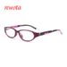 New Floral Pattern Elegant Warm Oval Soothing Anti Fatigue Reading Glasses_viptrois.com