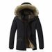 Men’s Winter Fleece-Lined Jacket – Slim Fit Zip-Up Hooded Coat With Detachable Faux Fur Trim (7 Sizes, 4 Colors) | Urban Streetwear & Casual Wear_viptrois.com