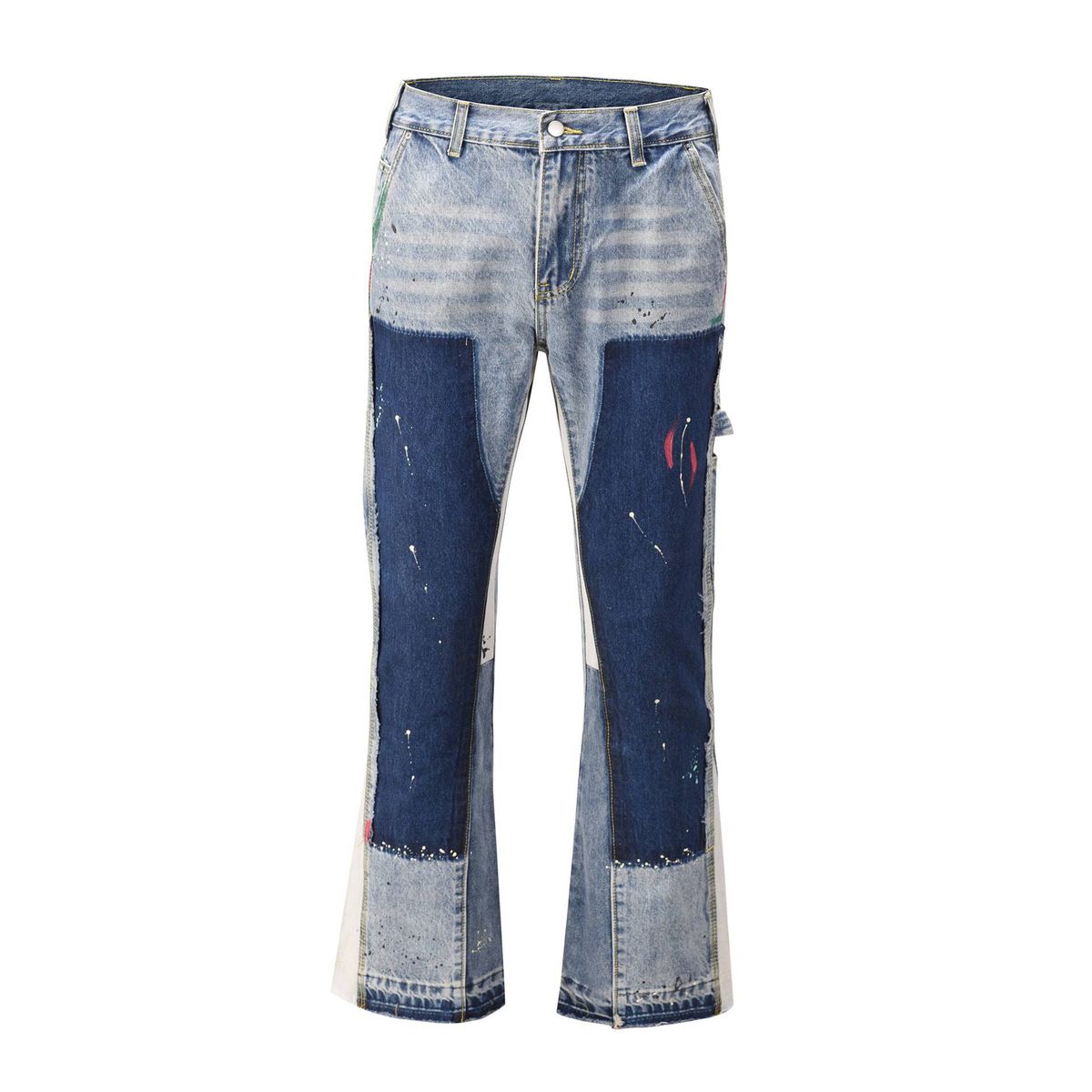 Men’s Clothing Casual Fashion All-match Men's Jeans Slim Slim Foot Jeans_viptrois.com