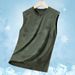 Summer Ice Silk Vest Men's Camouflage Quick-drying Elastic Outdoor Sports Thin Air-conditioned Casual Sleeveless Jersey_viptrois.com