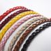 Fashion Women's Knotted Decorative Woven Belt, Candy-colored Small Belt, Simple Personalized Clip Buckle Belt Wholesale_viptrois.com