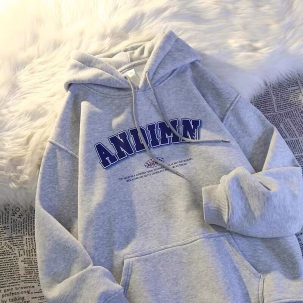 Pure Pure American Style Pullover Hoodie Men's Spring Autumn Winter Trendy Brand Regular Sweatshirt Youth Casual Top Men_viptrois.com