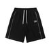 Chicano Style Embroidered Over-Knee Short Sweatpants | West Coast Inspired Drop-Crotch Joggers With Script Lettering_viptrois.com