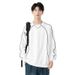 American High Street Deconstruction Reflective Strip Round Neck Hoodie Men's Spring And Autumn Trendy Brand Suede Loose_viptrois.com