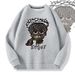 Men's Winter Fleece Thickened Printed T-Shirt Teen Top Spring And Autumn Sweater_viptrois.com