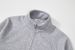 500GSM Boxy Zip-Up Hoodie – Cleanfit Winter Essential, Stand Collar Fleece Jacket With Raglan Sleeves & Utility Pockets (Black/Grey, S-XL)_viptrois.com