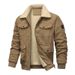 Men's Clothing New Style Jacket For Men, Popular Cotton Jacket For Men, Plus Velvet, Warm And Fashionable Lambskin Winter Fashion Jacket, Cross Border_viptrois.com