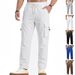 Men's Heavyweight Outdoor Sports Cargo Pants Retro Casual Commuting Multi-Pocket Jogging Style_viptrois.com