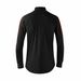Men's Slim Fit Long Sleeve Shirt With Patchwork Design - Cotton Blend Breathable Casual & Office Wear (White/Black, Sizes 38-48)_viptrois.com
