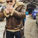 Men's Clothing Men's Suede Leather Shearling Coat – Thickened Winter Jacket With Warm Fleece Lining, Windproof & Stylish (Black, Khaki, Red, Blue)_viptrois.com