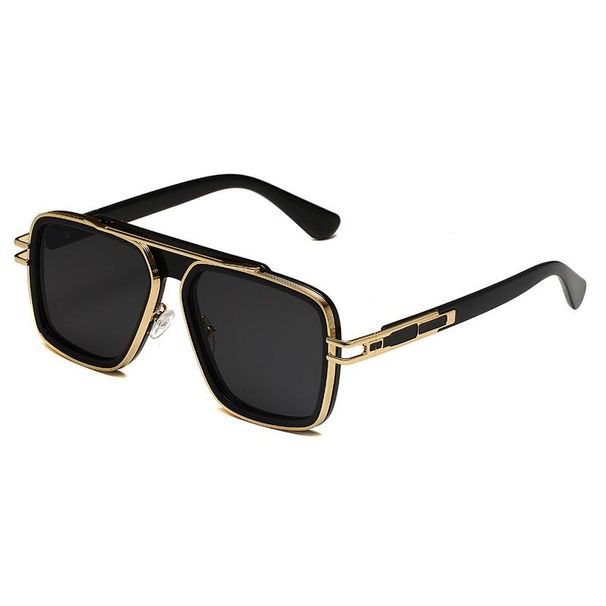Men's Sunglasses Metal Square Frame Retro Sunglasses For Men, Dita Glasses, Anti Ultraviolet Sunglasses_viptrois.com