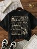 Camiseta Casual Mujer Cuello Redondo Manga Corta, Con Estampado De Lemas Y Tiburón_viptrois.com