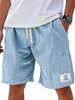 Men's 100% Cotton Casual Shorts - Breathable Summer Lounge & Beach Shorts With Comfort Fit (Multiple Colors & Sizes)_viptrois.com