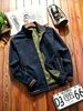 Men's Reversible Thin Sports Jacket European Size Spring Autumn Casual Breathable Stand Collar Top_viptrois.com