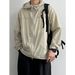 Men's Lightweight Fishing Sun Hoodie Breathable UV Protection Shirt Loose Fit Summer Windbreaker With Hood, Casual Outdoor Jacket For Hiking, Travel_viptrois.com