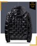 Men's Winter Cotton-Padded Hooded Jacket - Thickened Lined Coat With Zipper Closure, Striped & Solid Options For Teens & Young Adults (Sizes M-6XL)_viptrois.com