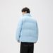 Men's Clothing Color-Block Puffer Jacket – 90% White Duck Down, 750 Fill Power, Stand Collar Winter Coat (Onyx Black, Violet, Cloud Grey, Glacier)_viptrois.com