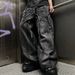 Men's Clothing Millennium Ghost Jeans High Street Spider Embroidered Patch Hip Hop Streetwear Gothic Vintage Oversized Loose_viptrois.com