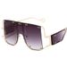 Punk Style Sunglasses – High-End Rivet Large Frame, Ins Fashion, One Piece Rihanna Inspired_viptrois.com