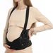 Breathable Mesh Pregnancy Belt For Belly Support - Elastic Maternity Abdominal Strap With Cross-Back Straps,Adjustable Buckle Closure_viptrois.com
