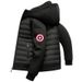 Stylish Lightweight Puffer Jacket For Men – Slim-Fit Hooded Coat With Color Blocking (Black/Grey)_viptrois.com