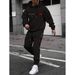 Men's Hooded Sweatshirt & Jogger Set – Oversized Pullover With Printed Logo & Matching Pants (S-XXXL) – Fleece-Lined For Fall/Winter_viptrois.com