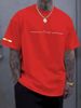 2025 Summer Men's T-shirt Sportswear Simple Short-sleeved Shirt_viptrois.com