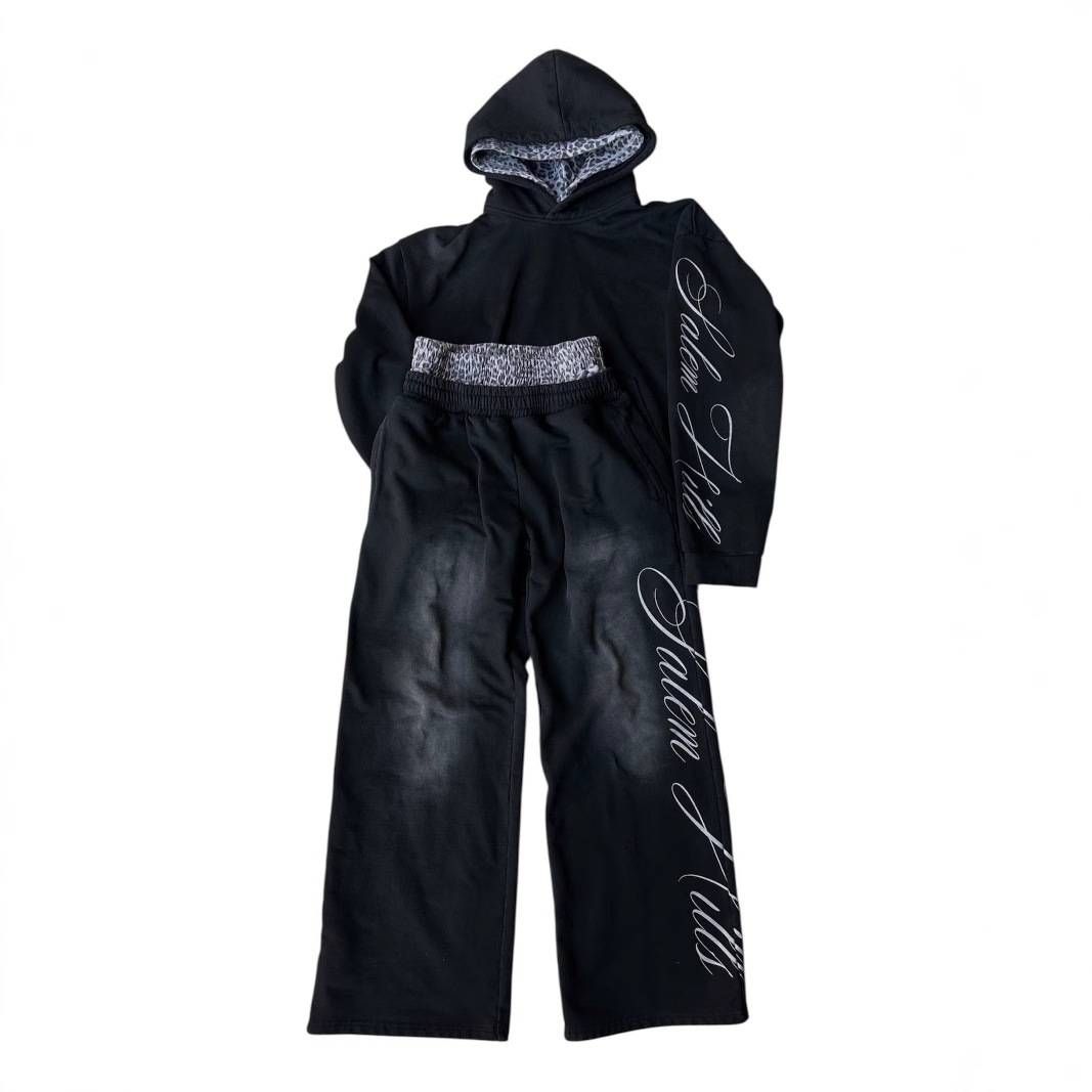 Men's Clothing New Autumn And Winter Street Hip Hop Zipper Pattern Foam Printing Hoodie Casual Suit Street Cross Border Sweater_viptrois.com