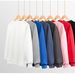 K Loose Solid Color Men's Round Neck Sweatshirt With Casual Long Sleeves_viptrois.com