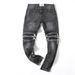 2027 Fashion European-USA High Street Hip-Hop Vintage Jeans Men Mid Waist Broken Hole Leg Zipper Straight Type Washed Denim Pants S-3XL_viptrois.com