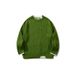 Streetwear Solid Color Knit Sweater – Trendy Layered Look, Unisex Oversized Pullover, Couple Matching Long Sleeve Casual Top_viptrois.com