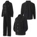 High Street Rhinestone Studded Flared Jeans For Men & Women - Stylish Straight-Leg Denim Pants With All-Over Crystal Embellishments_viptrois.com