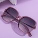 New Fashion Large Square Frame Polarized Sunglasses For Women Inlaid Pearl Sunglasses For Women High End Glasses_viptrois.com