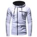 Men's Fleece-Lined Zip-Up Hoodie – Winter Streetwear Jacket With Cozy Thermal Fabric & Adjustable Drawstrings (S-XXXL, 6 Colors)_viptrois.com