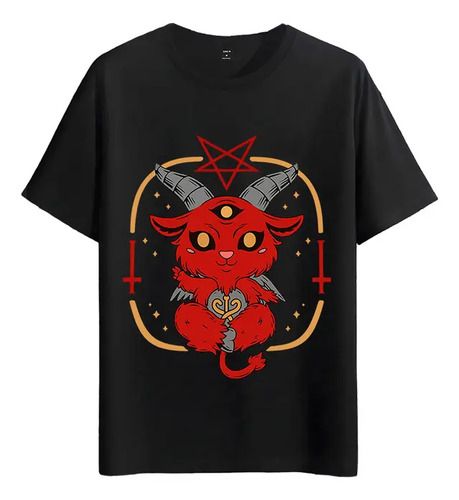 Tshirt Muscle Freaks Diablo Demonic 2026 Style Baphomet Red_viptrois.com