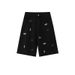 Men's American Retro Puppy Embroidered Denim Shorts New Summer Style Loose Oversized Relaxed Five Point Shorts_viptrois.com