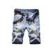 Men's Clothing Men's Short Casual Jeans Trendy Personality Popular Jeans_viptrois.com