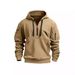 Pure Pure Cross-Border Foreign Trade European Size Spring Autumn Hoodie With Zipper And Multiple Pockets Pullover Men's Sports_viptrois.com