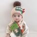 Kids'scarf, hat & glove sets Wool hat scarf two sets of autumn and winter warm ear protection boys and girls baby knitted hats for children_viptrois.com
