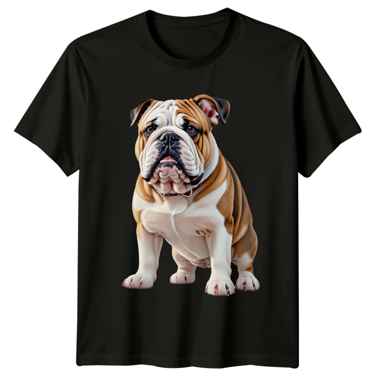 English Bulldog Dog Breed Portrait T-Shirt Mens Womens Tees Top_viptrois.com