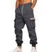 Men's Clothing Men's Heavyweight Fleece-Lined Cargo Pants - Winter Casual Streetwear Outdoor Work Pants With Multi-Pockets, Comfort Fit, 11 Colors_viptrois.com
