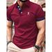Men's New Short-sleeve Cross-border Foreign Trade Spring Breathable Top, Popular And Fashionable Slim-fit Casual Polo_viptrois.com