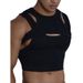 Men's Clothing Street Fashion Sexy Irregular Tank Camisole Camisole Two Piece Set_viptrois.com