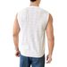 Men's Clothing Summer Men's New Solid Color Hollow Breathable Round Neck Casual Vest Sweater Men's Sleeveless Tops Men's Clothing_viptrois.com
