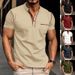 Men's Clothing Men's Short Sleeved T Shirt Foreign Trade Independent Station Quick Drying Casual American Henry Polo_viptrois.com