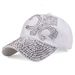 Pop, trendy, personalized inlaid axe, monochromatic baseball cap, outdoor flash diamond sun protection and sunshade hat_viptrois.com
